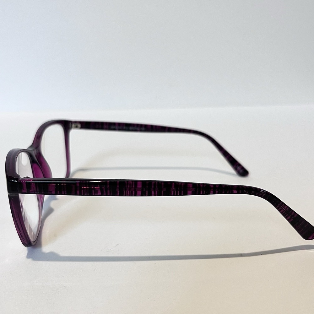 Eyeglasses‎ Frame WP8101 PU Women's Purple Plastic Full Rim Square 52-15-135 - Picture 2 of 9